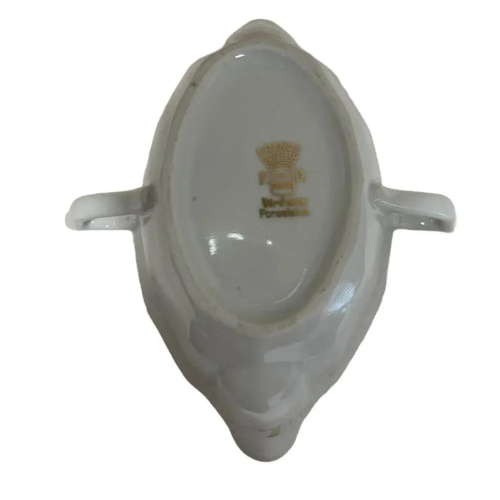 France Veritable Porcelaine Fat and Lean Double Spout Gravy Boat